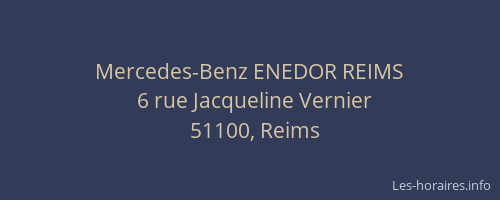 Mercedes-Benz ENEDOR REIMS