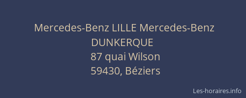 Mercedes-Benz LILLE Mercedes-Benz DUNKERQUE