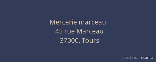 Mercerie marceau