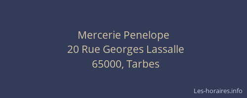 Mercerie Penelope