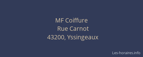 MF Coiffure