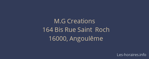 M.G Creations