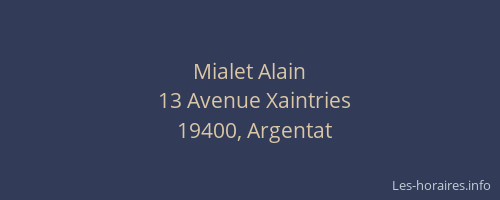 Mialet Alain