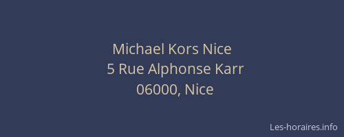 Michael Kors Nice