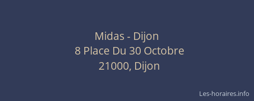 Midas - Dijon