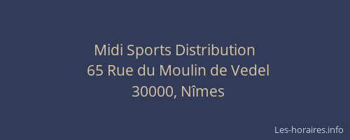 Midi Sports Distribution