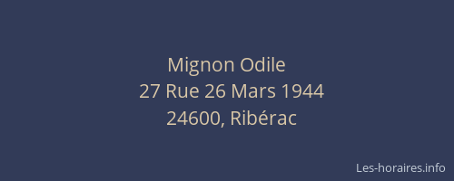 Mignon Odile