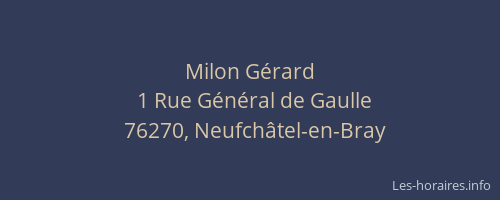 Milon Gérard