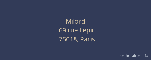 Milord