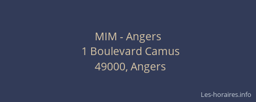 MIM - Angers