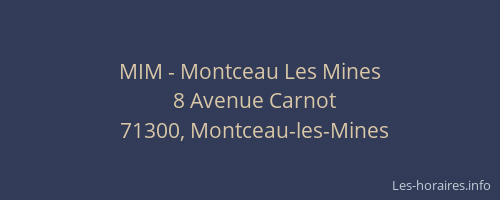 MIM - Montceau Les Mines