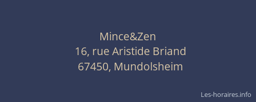 Mince&Zen