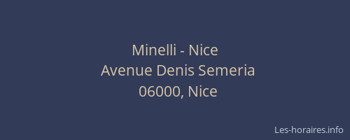 Minelli - Nice