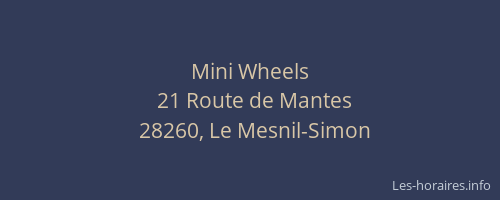 Mini Wheels