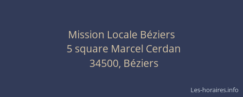 Mission Locale Béziers