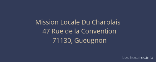 Mission Locale Du Charolais