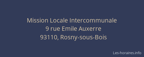 Mission Locale Intercommunale