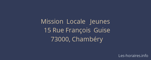 Mission  Locale   Jeunes