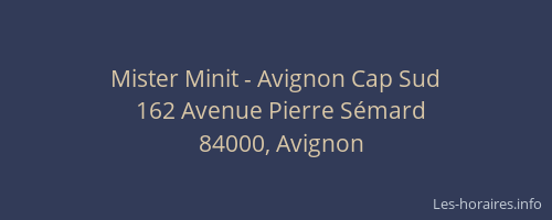 Mister Minit - Avignon Cap Sud