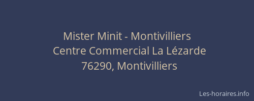 Mister Minit - Montivilliers