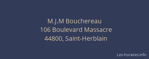 M.J.M Bouchereau