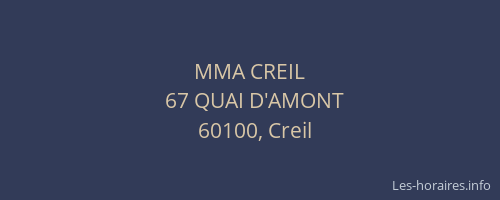 MMA CREIL