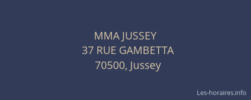 MMA JUSSEY