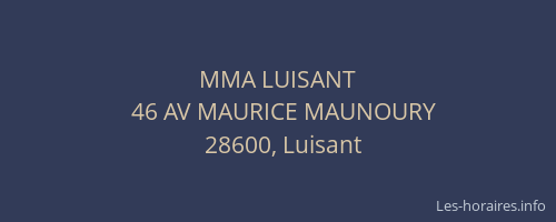 MMA LUISANT