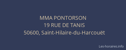 MMA PONTORSON