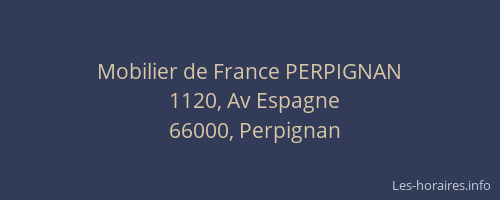 Mobilier de France PERPIGNAN