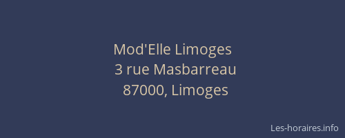 Mod'Elle Limoges