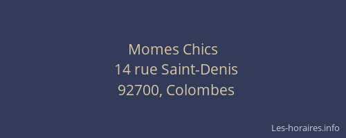 Momes Chics