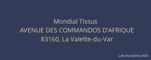 Mondial Tissus