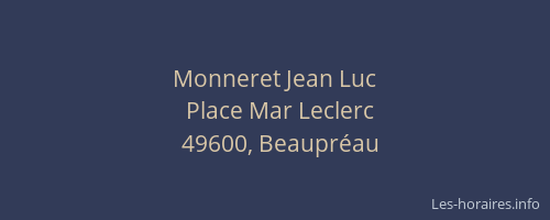Monneret Jean Luc