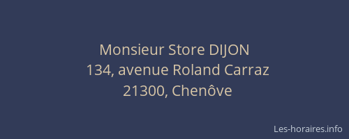 Monsieur Store DIJON