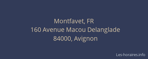 Montfavet, FR