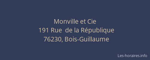 Monville et Cie