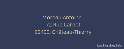 Moreau Antoine