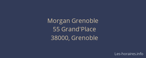 Morgan Grenoble