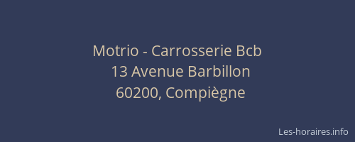 Motrio - Carrosserie Bcb