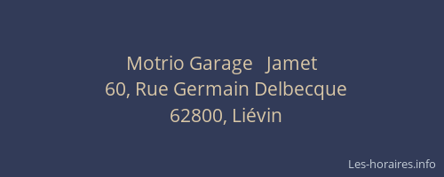 Motrio Garage   Jamet