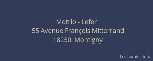 Motrio - Lefer