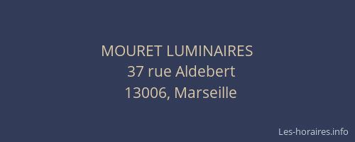 MOURET LUMINAIRES