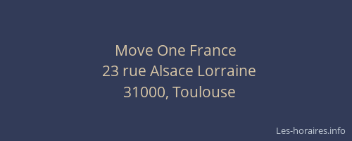 Move One France