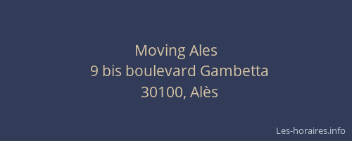 Moving Ales