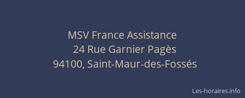 MSV France Assistance