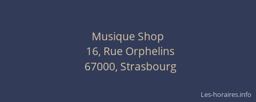 Musique Shop