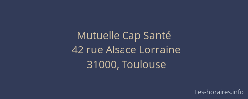 Mutuelle Cap Santé