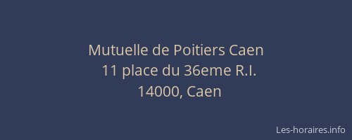 Mutuelle de Poitiers Caen