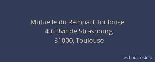 Mutuelle du Rempart Toulouse